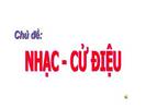 nhạc cử điệu